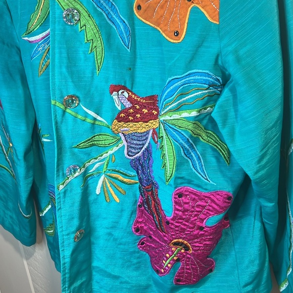 Draper’s & Damon’s Escada Isaac Mizrahi Kate Spade Chloé Floral. Jacket - Picture 6 of 8